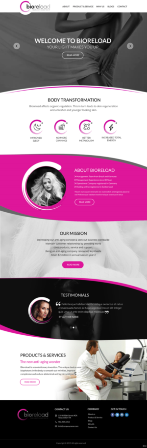 Web Design by pb for this project | Design: #21296260