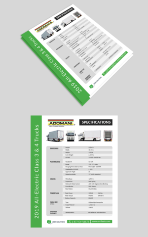 Truck specs with Zeem info | Flyer Design by Deepak_9_Malhotra