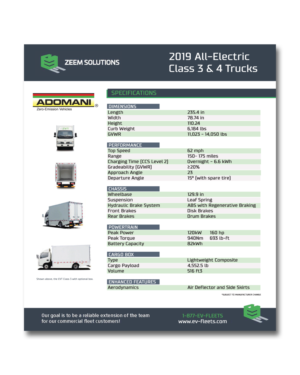 Truck specs with Zeem info | Design de Flyer par vpt_creations