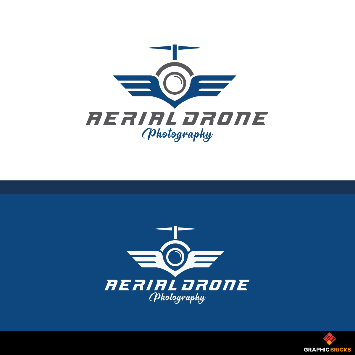 Logo Design by Graphic Bricks for Aerial Drone Photography | Design #21293332