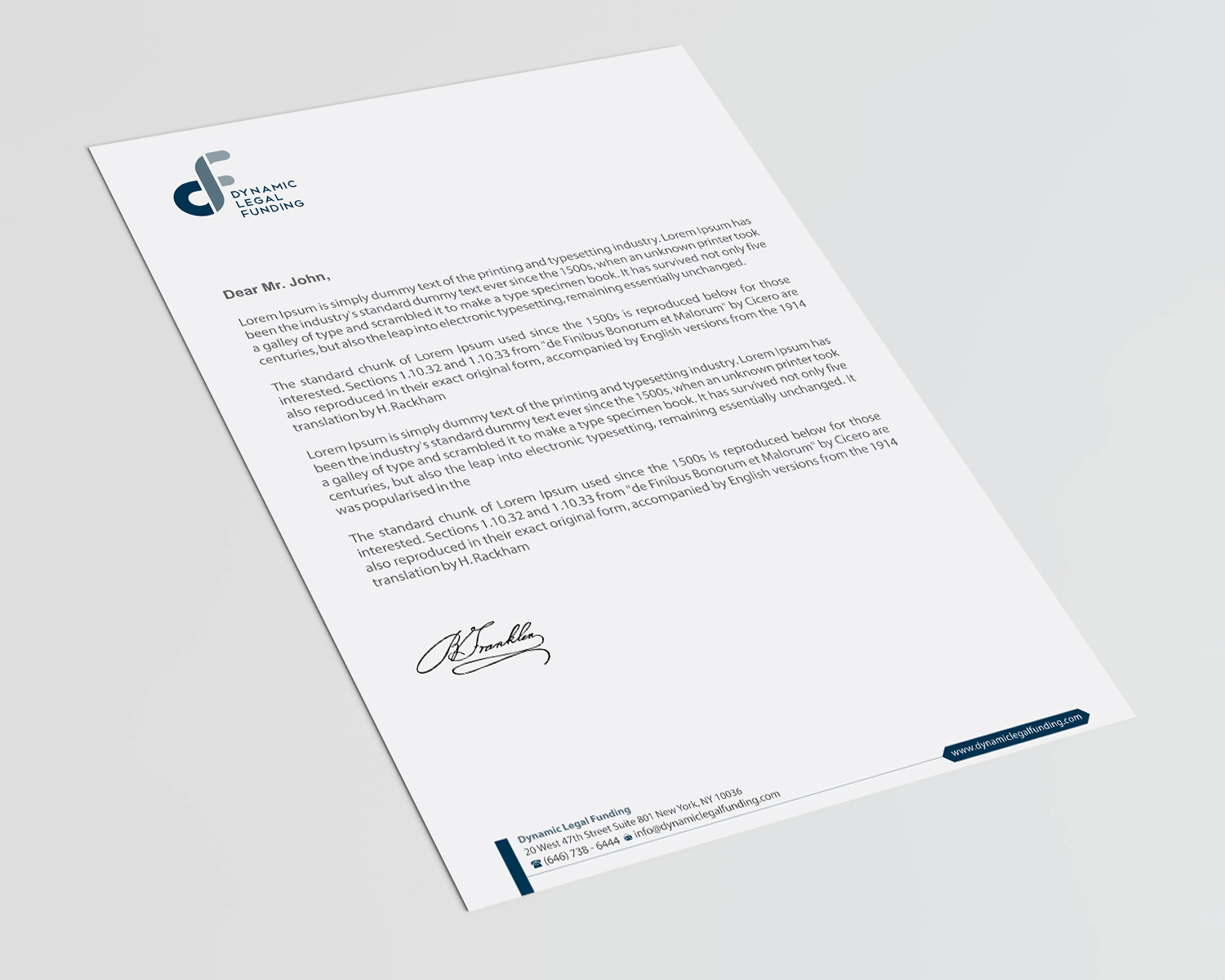Letterhead Design by Infinitive Technology for this project | Design #21290643