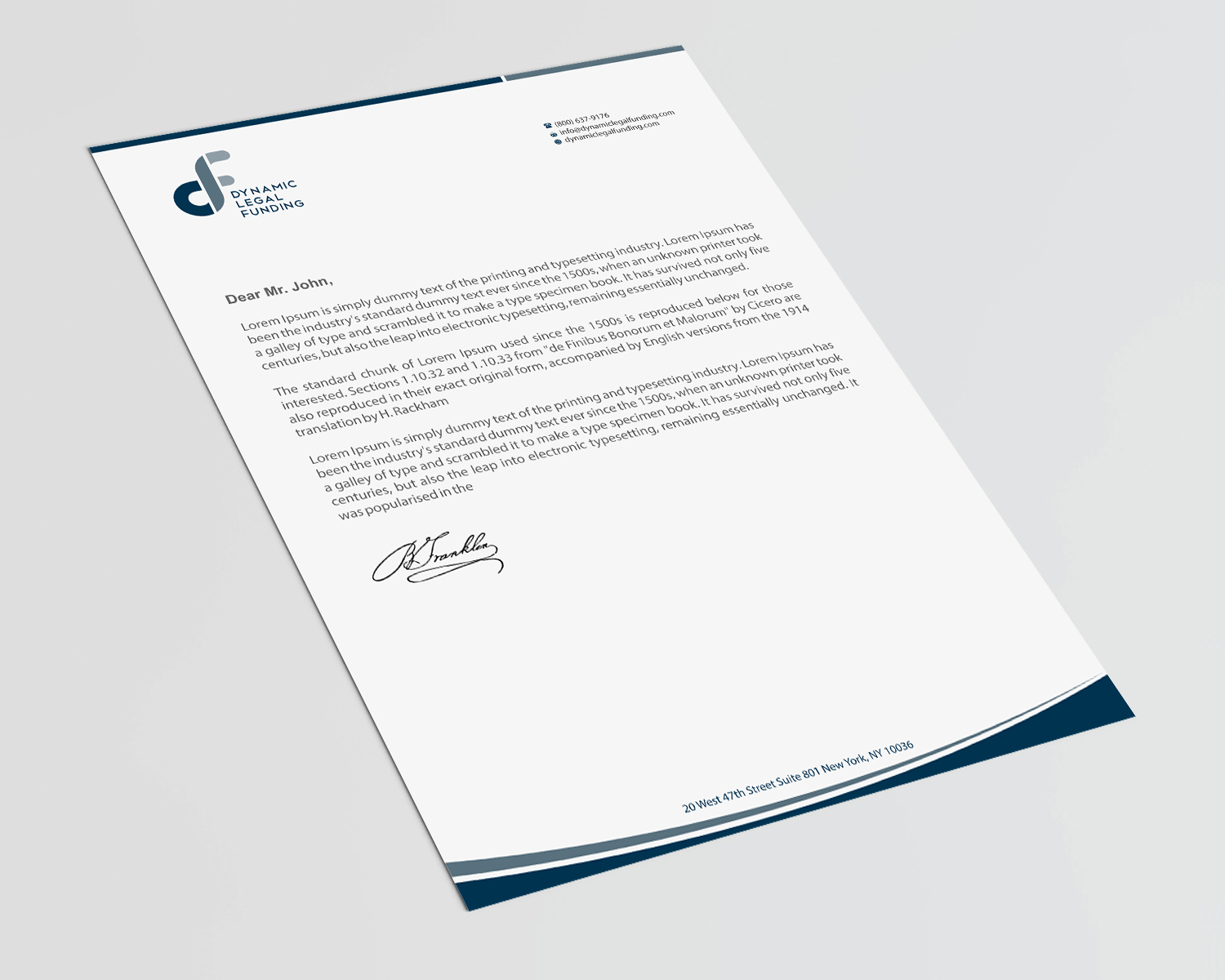 Briefkopf-Design von Infinitive Technology für dieses Projekt | Design #21290645