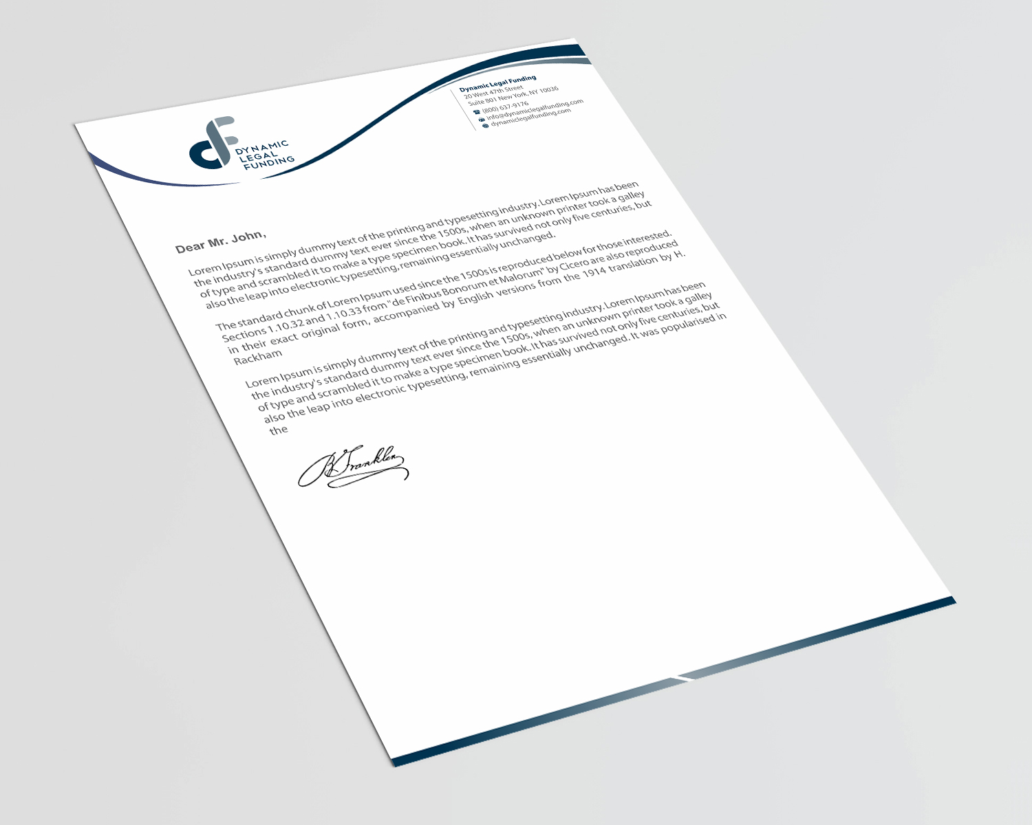 Briefkopf-Design von Infinitive Technology für dieses Projekt | Design #21290654