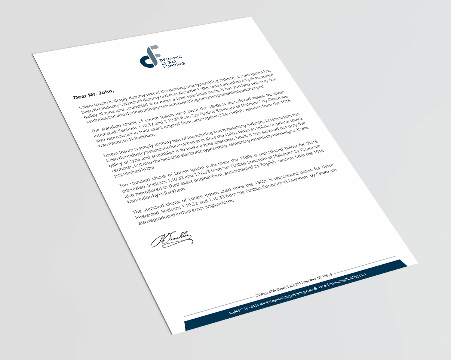 Letterhead Design by Infinitive Technology for this project | Design #21290655