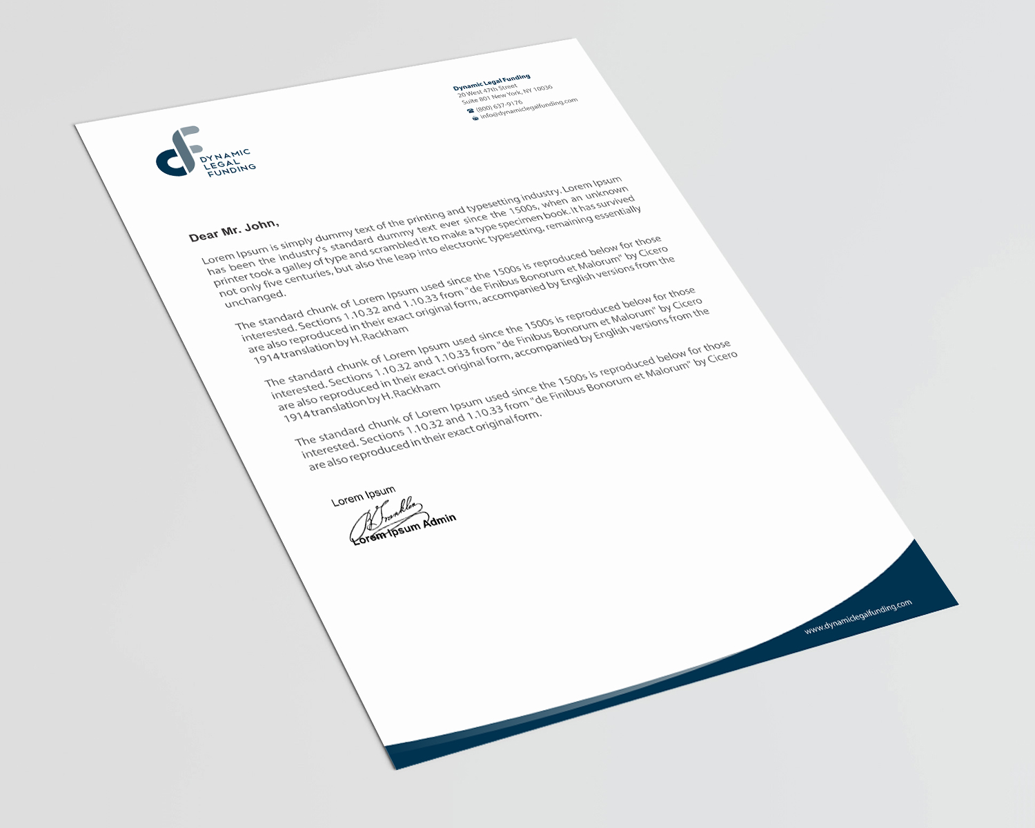 Letterhead Design by Infinitive Technology for this project | Design #21290660