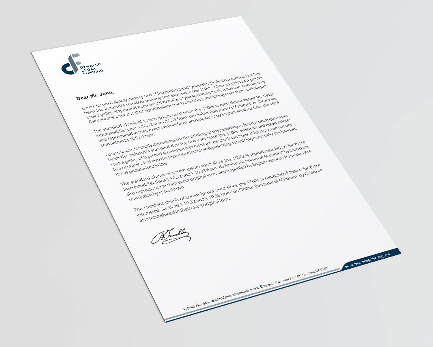 Letterhead Design by Infinitive Technology for this project | Design #21290661