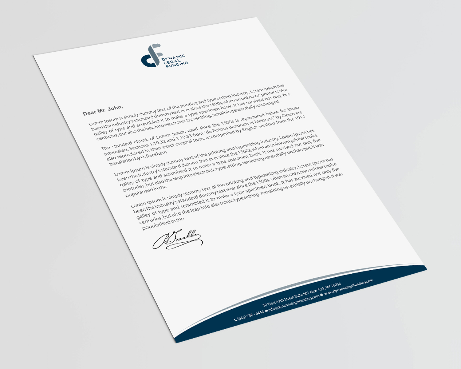 Letterhead Design by Infinitive Technology for this project | Design #21290664