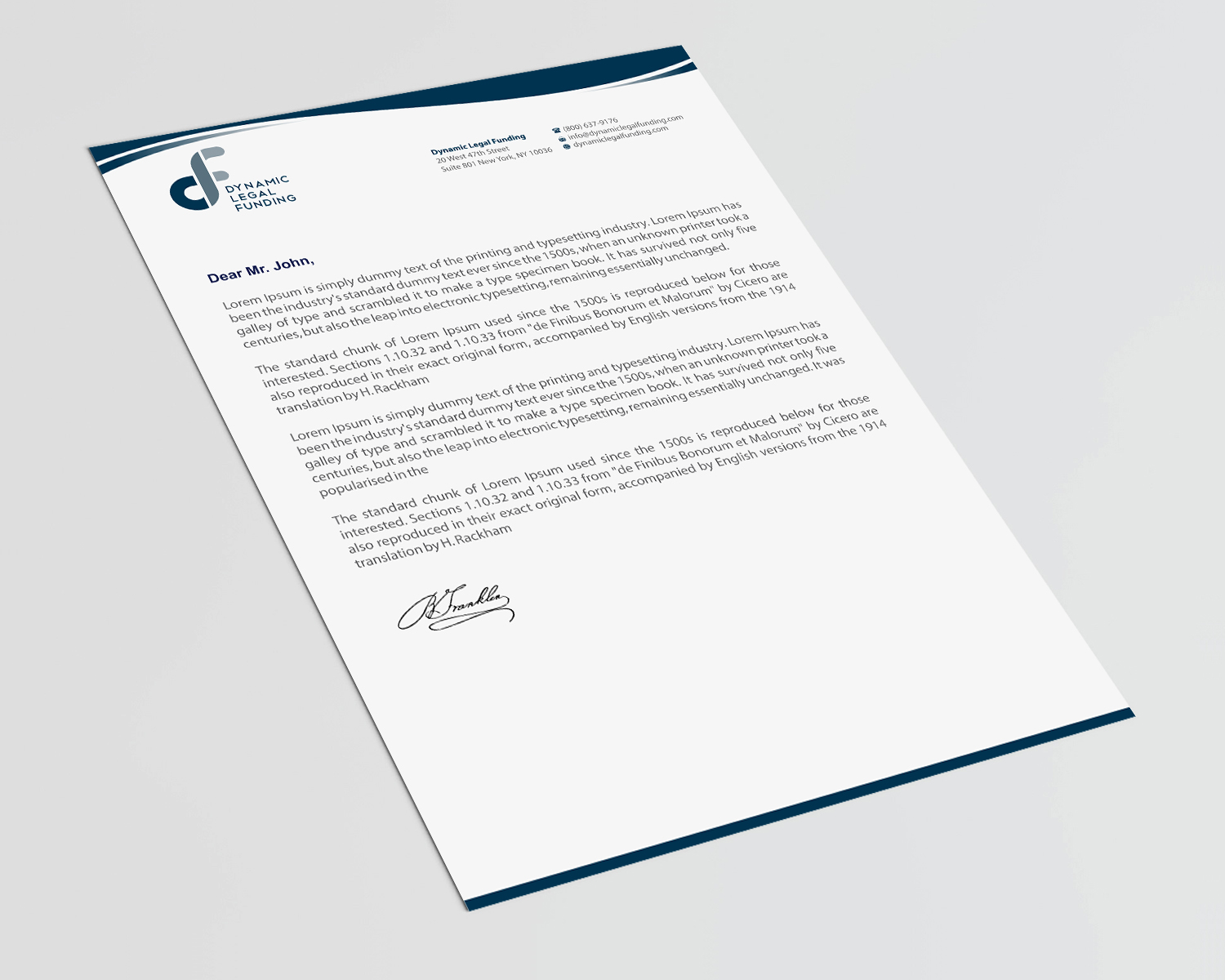 Letterhead Design by Infinitive Technology for this project | Design #21290771