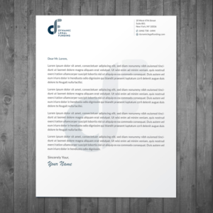 Briefkopf-Design von Infinitive Technology für dieses Projekt | Design: #21290787