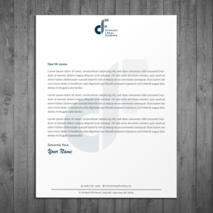 Briefkopf-Design von Infinitive Technology für dieses Projekt | Design: #21290804