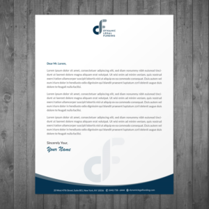 Briefkopf-Design von Infinitive Technology für dieses Projekt | Design: #21290805
