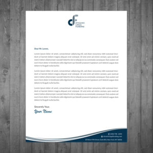 Briefkopf-Design von Infinitive Technology für dieses Projekt | Design: #21290820