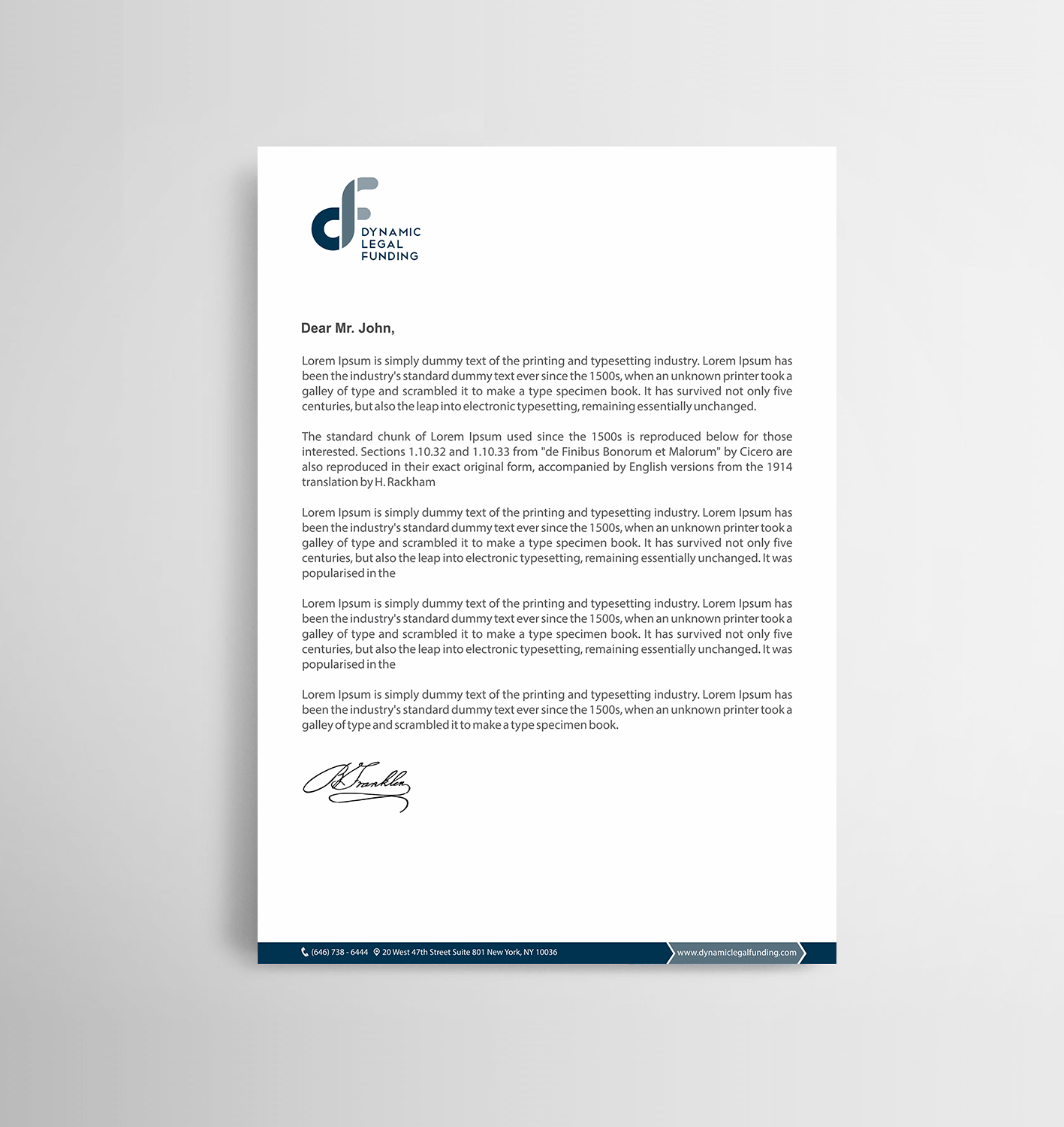 Letterhead Design by Infinitive Technology for this project | Design #21295042