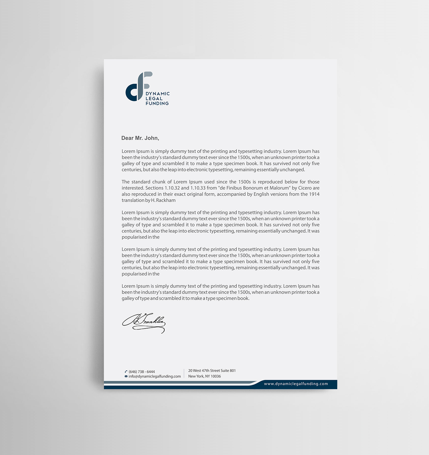 Letterhead Design by Infinitive Technology for this project | Design #21295043