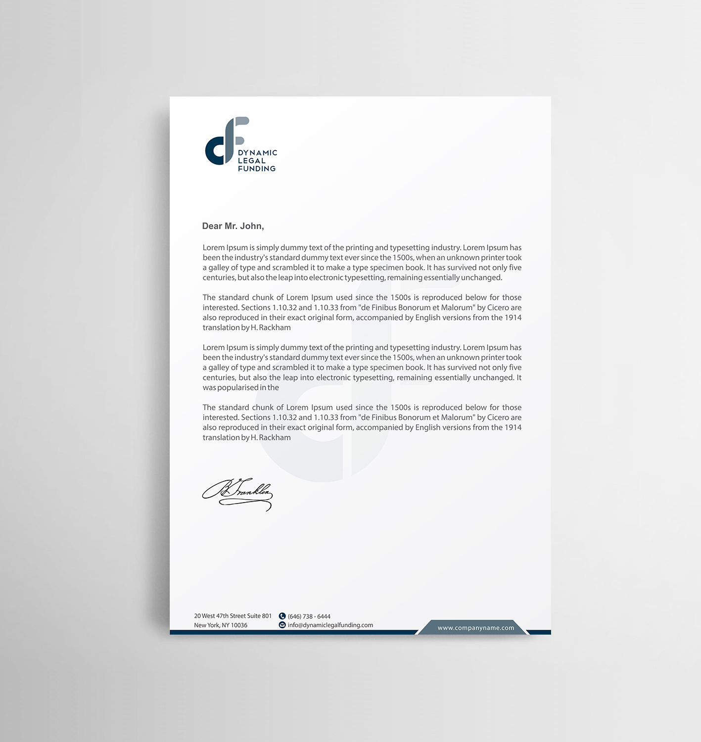 Letterhead Design by Infinitive Technology for this project | Design #21295046