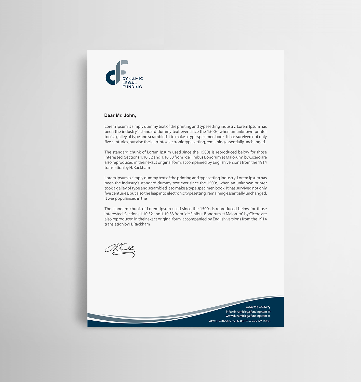 Letterhead Design by Infinitive Technology for this project | Design #21295050