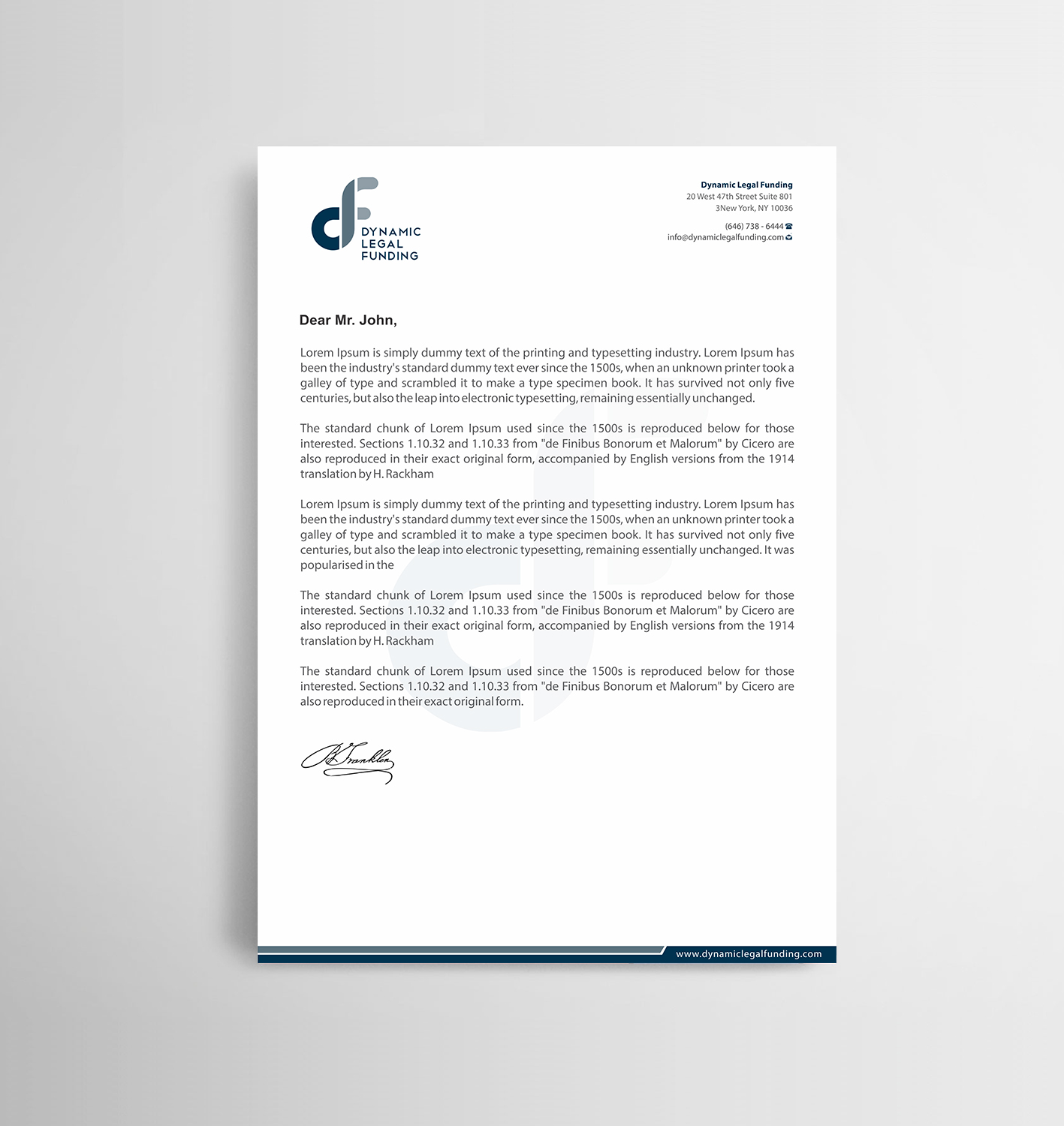 Letterhead Design by Infinitive Technology for this project | Design #21295052
