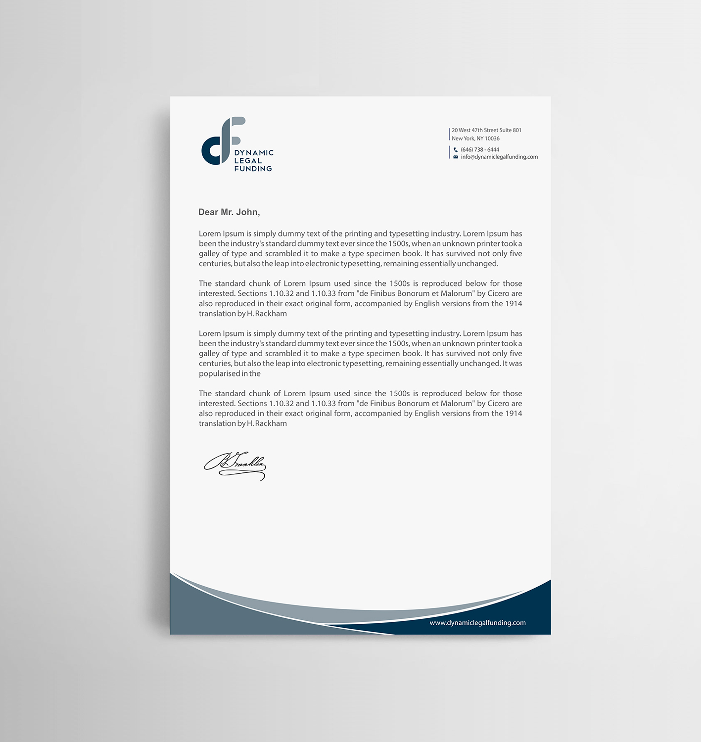 Briefkopf-Design von Infinitive Technology für dieses Projekt | Design #21295054