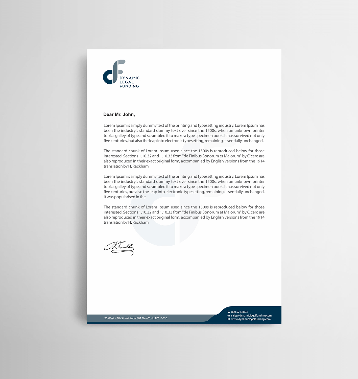 Letterhead Design by Infinitive Technology for this project | Design #21295055