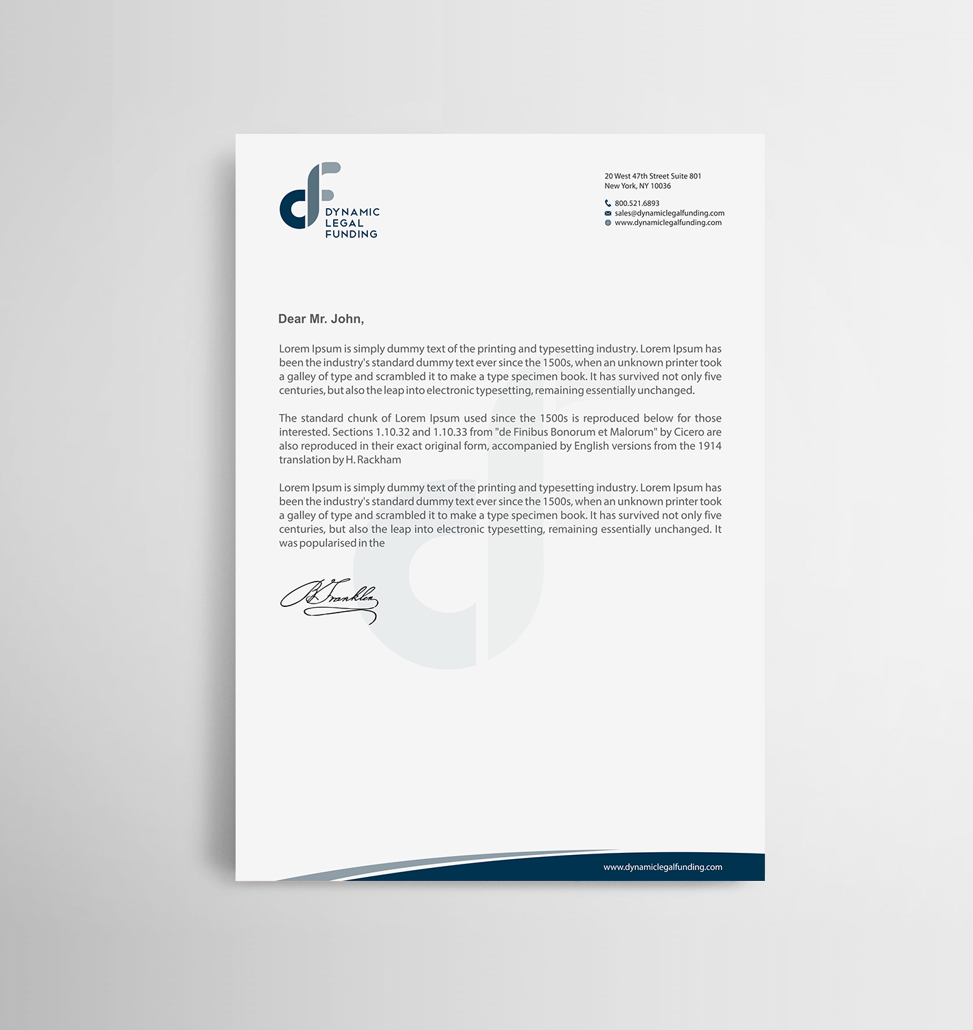 Letterhead Design by Infinitive Technology for this project | Design #21295063