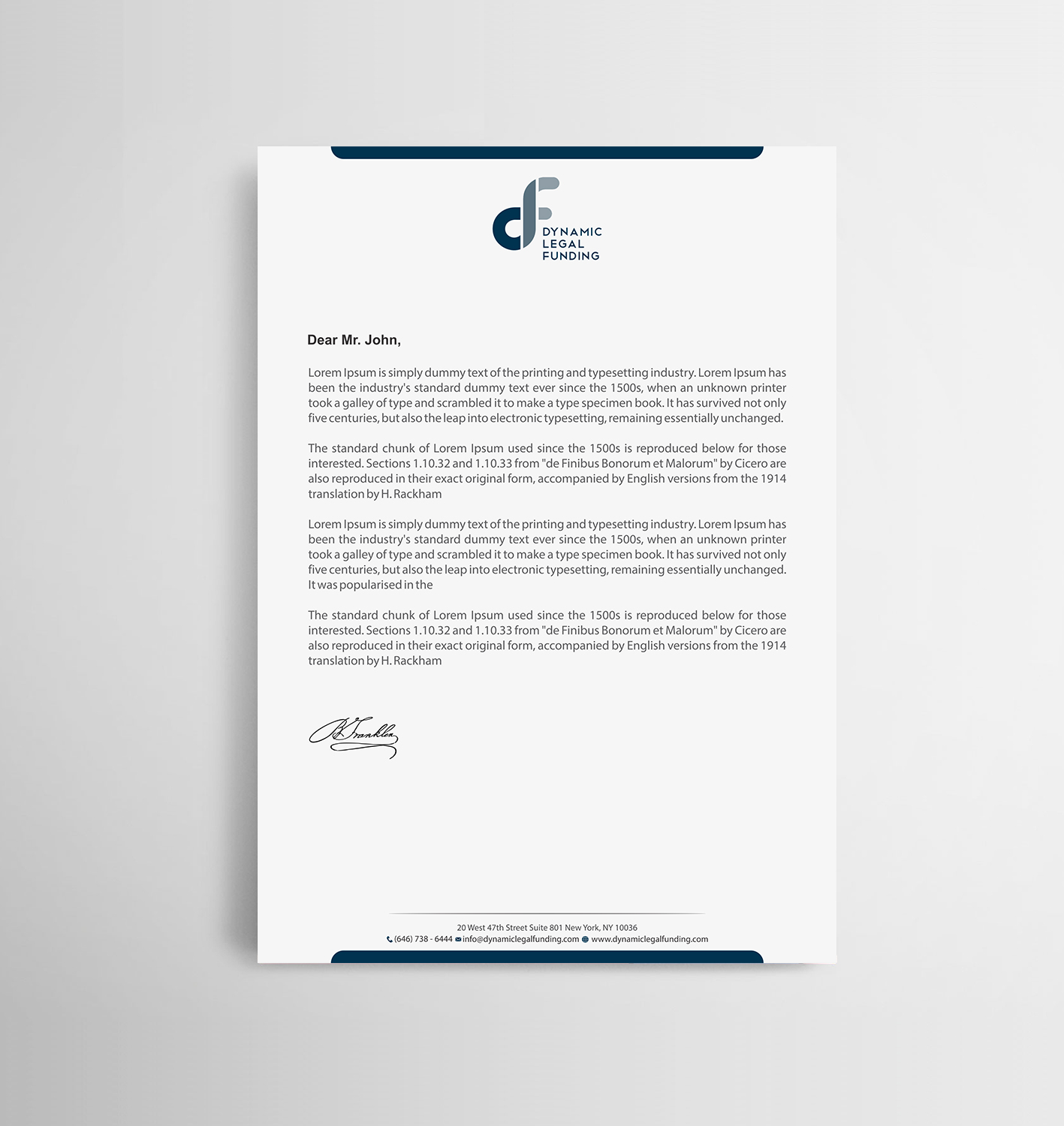 Letterhead Design by Infinitive Technology for this project | Design #21295167