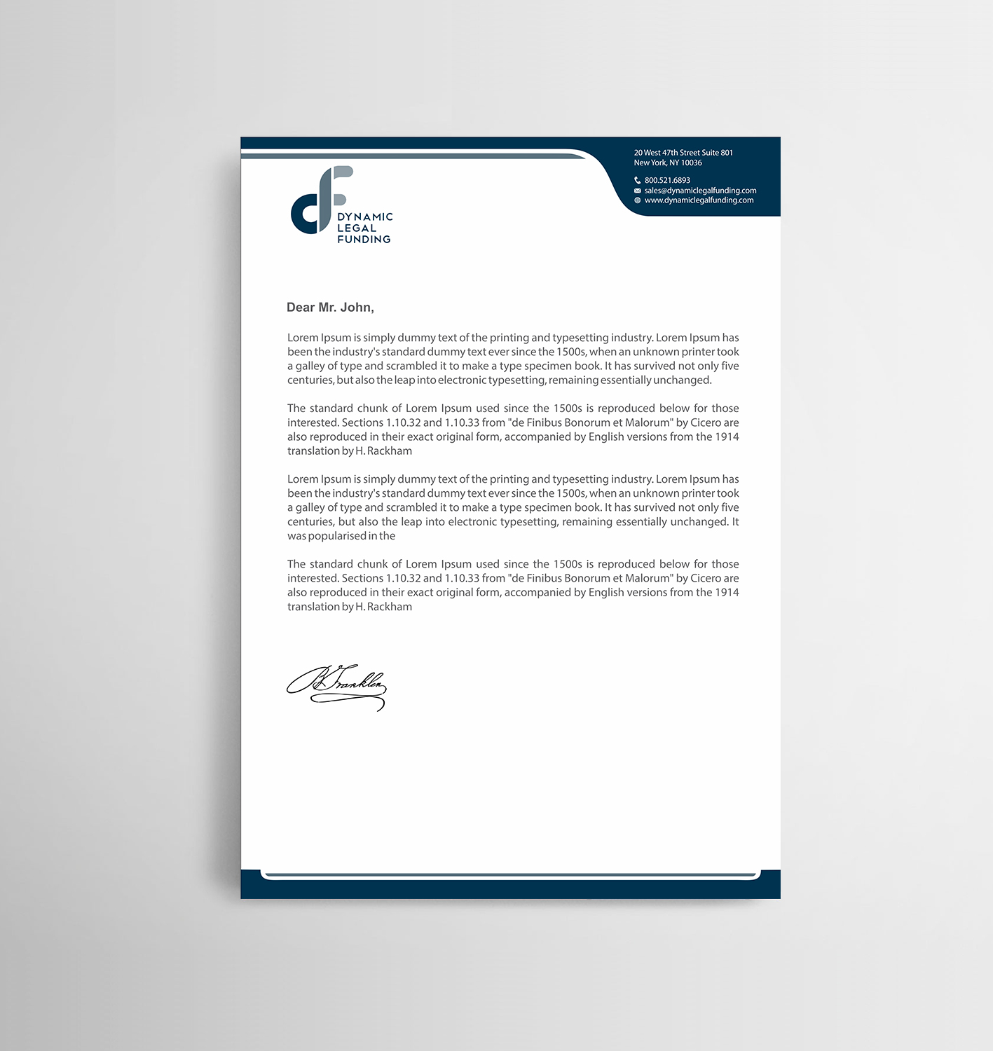 Letterhead Design by Infinitive Technology for this project | Design #21295168
