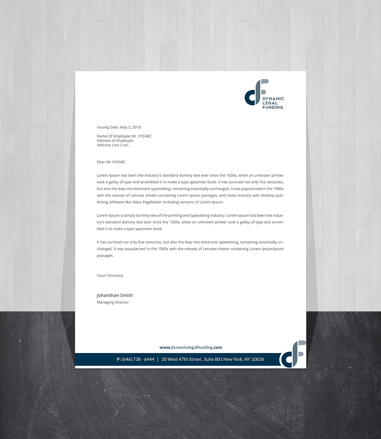 Letterhead Design by Creations Box 2015 for this project | Design #21292915