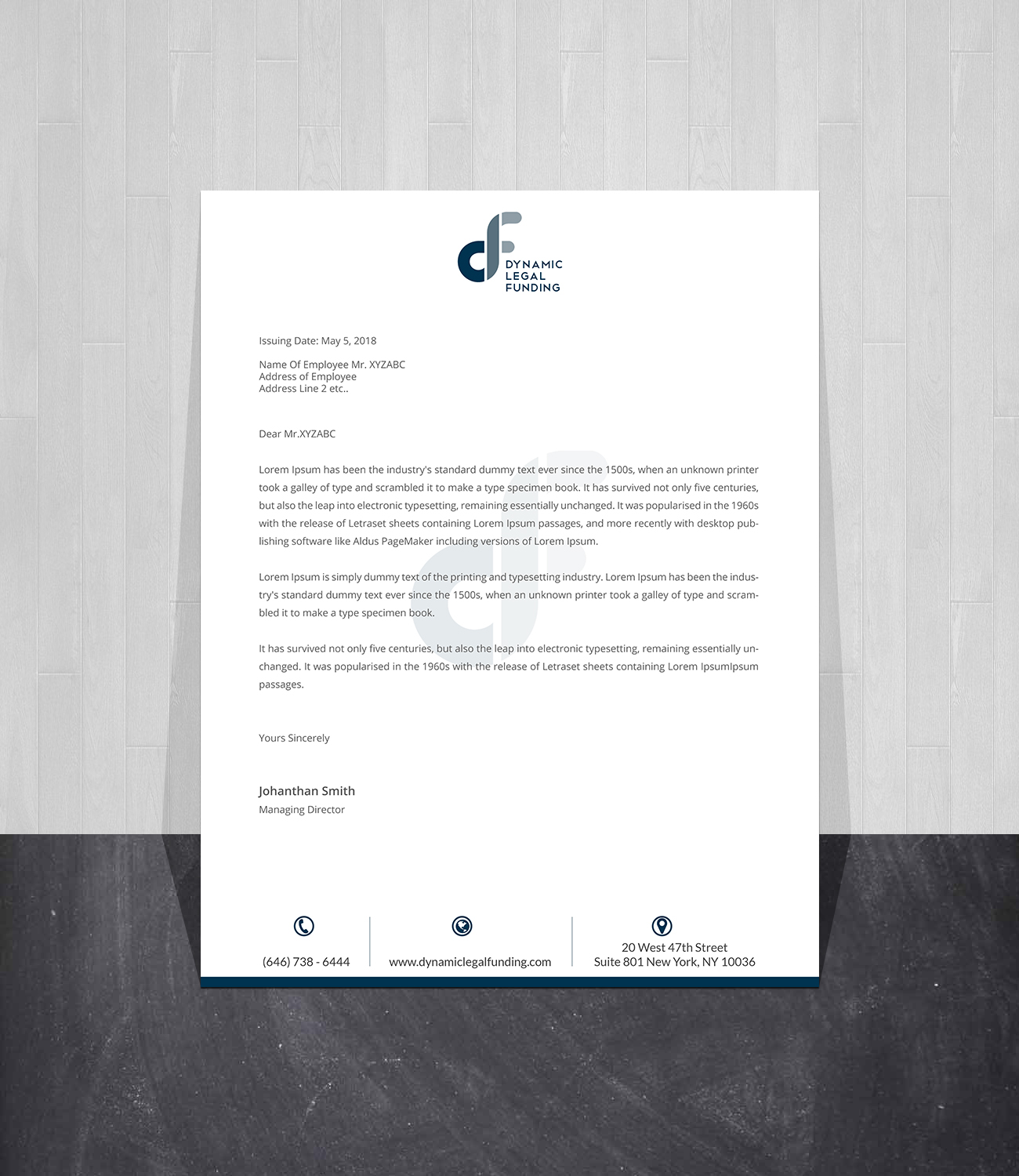 Letterhead Design by Creations Box 2015 for this project | Design #21292916