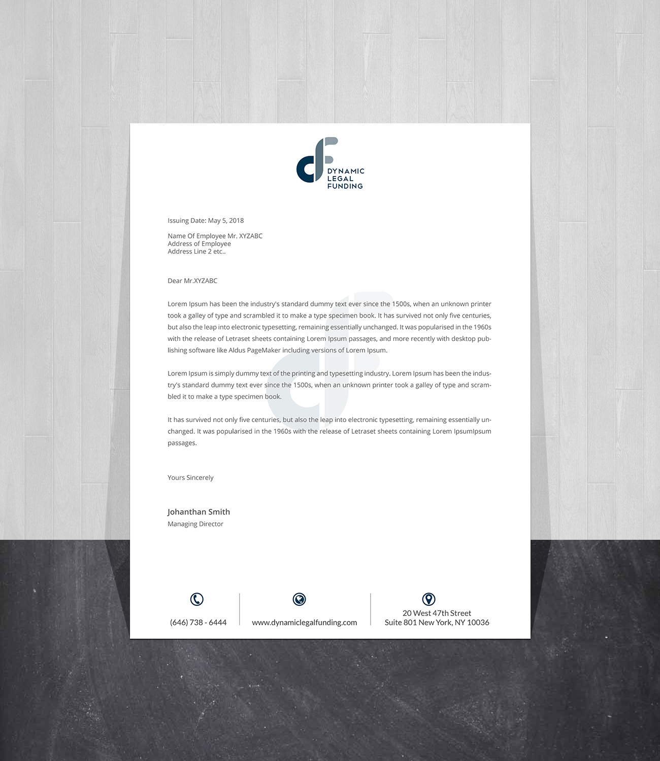 Letterhead Design by Creations Box 2015 for this project | Design #21292921