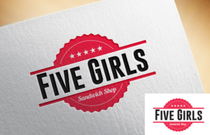 Five Girls - Sandwich Shop | Logo Design by hala.tout