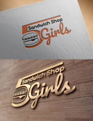 Five Girls - Sandwich Shop | Logo Design by kolevvp