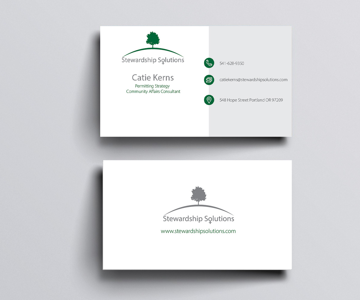Business Card Design by Ismael chery for Stewardship Solutions, Inc | Design #21327990