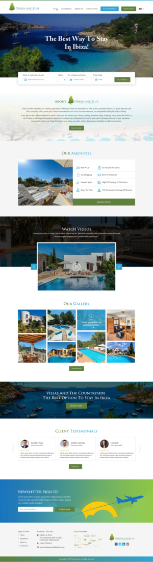 GREEN AND BLUE WEB | Design Wordpress par Creative Design
