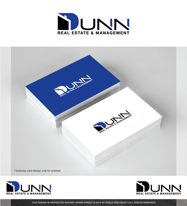 Logo Design by Pablo Von Crust for Dunn Real Estate | Design: #2954530