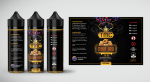 Vape E-Liquid Labels | Label Design by Navisol Creatives