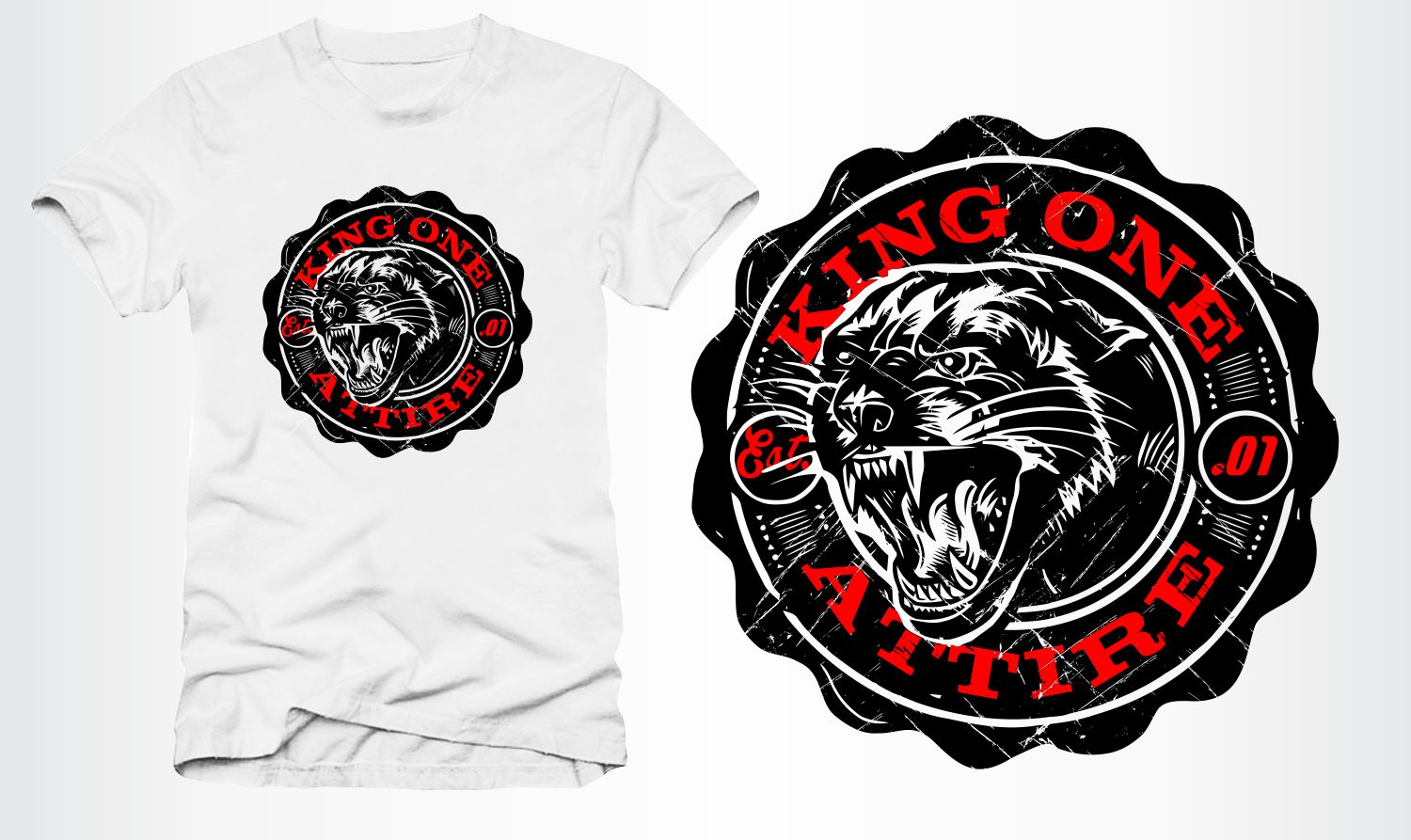 T-shirt Design by eightball inc. for King 1 Attire | Design: #21296105