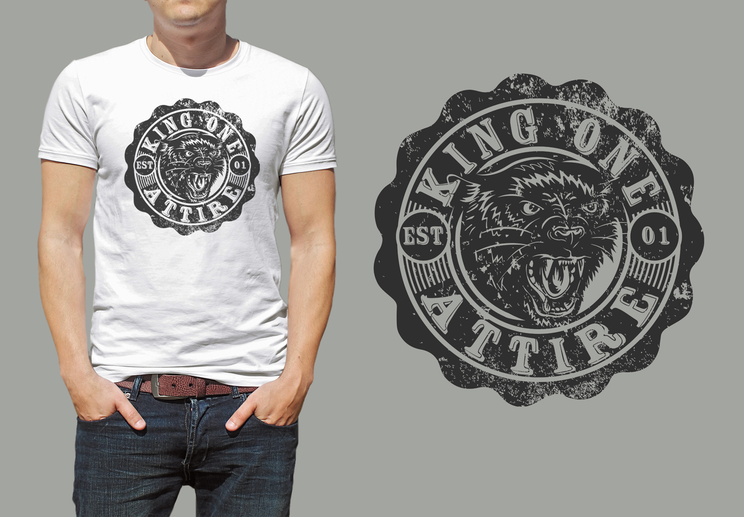 T-Shirt-Design von BLESS-IDN für King 1 Attire | Design #21295521
