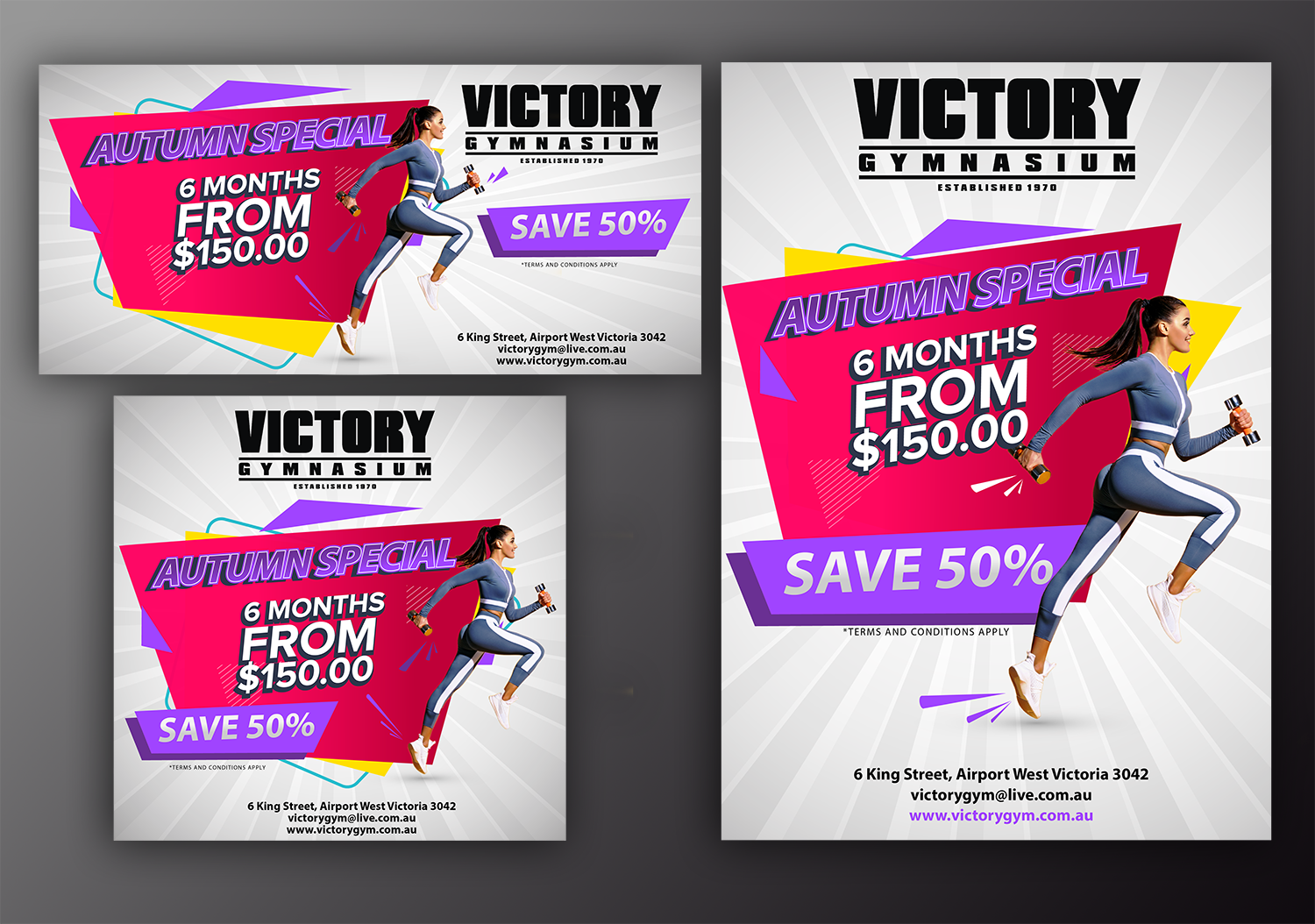 Diseño Gráfico por IndreDesign para Victory Gym | Diseño #21304417