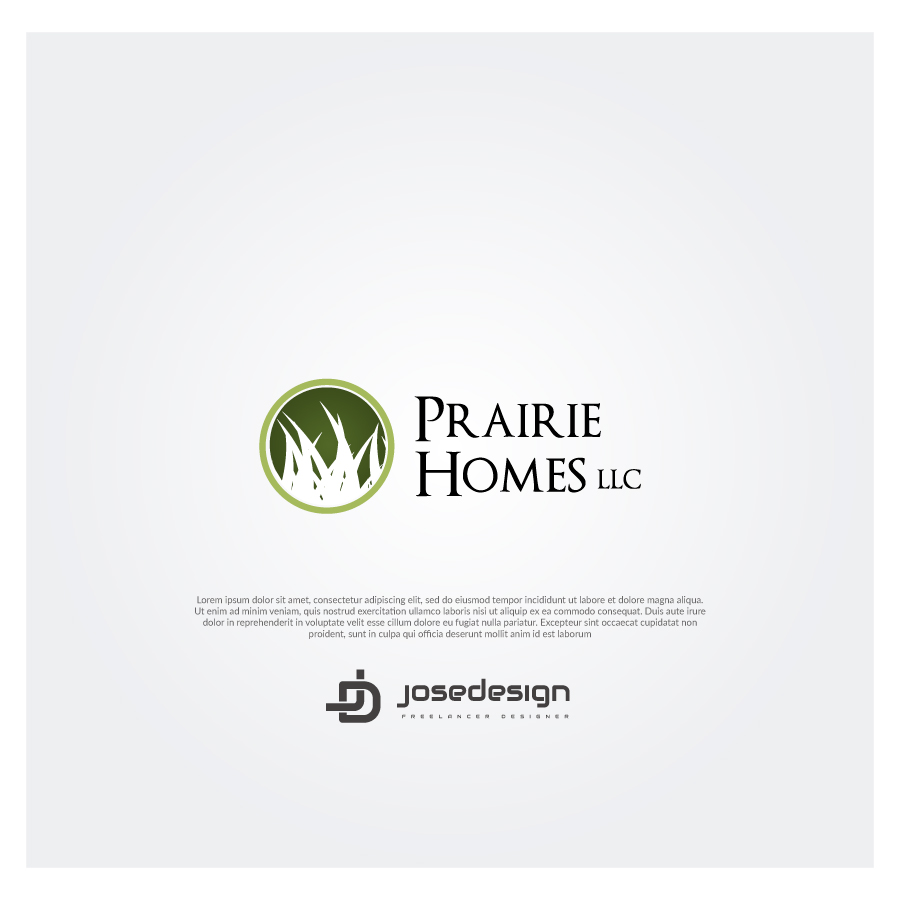 Logo Design by JoseDesign for Prairie Homes LLC | Design #21297048