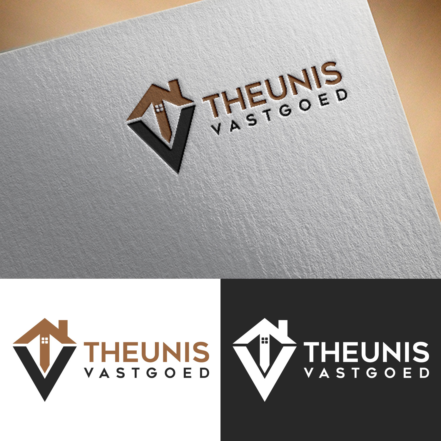 Logo Design by Tonmoyy for Theunis Vastgoed | Design #21368744