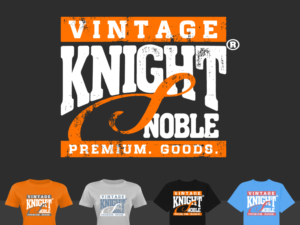Knight &amp; Noble - Main T-shirt Brand Design