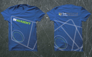 beAcademy T-shirt design for artistic crowd | T-shirt Design by Taho Design