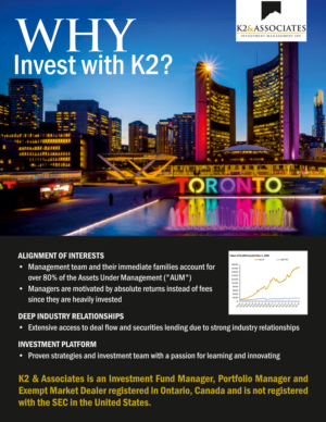 Diseño Publicitario por ALSADESIGN para K2 & Associates Investment Management Inc.  | Diseño: #21347323