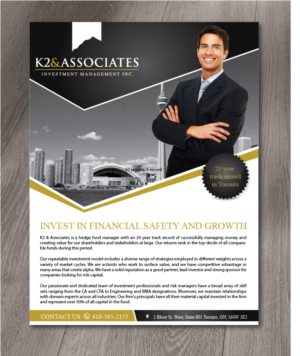 Diseño Publicitario por alex989 para K2 & Associates Investment Management Inc.  | Diseño: #21335712