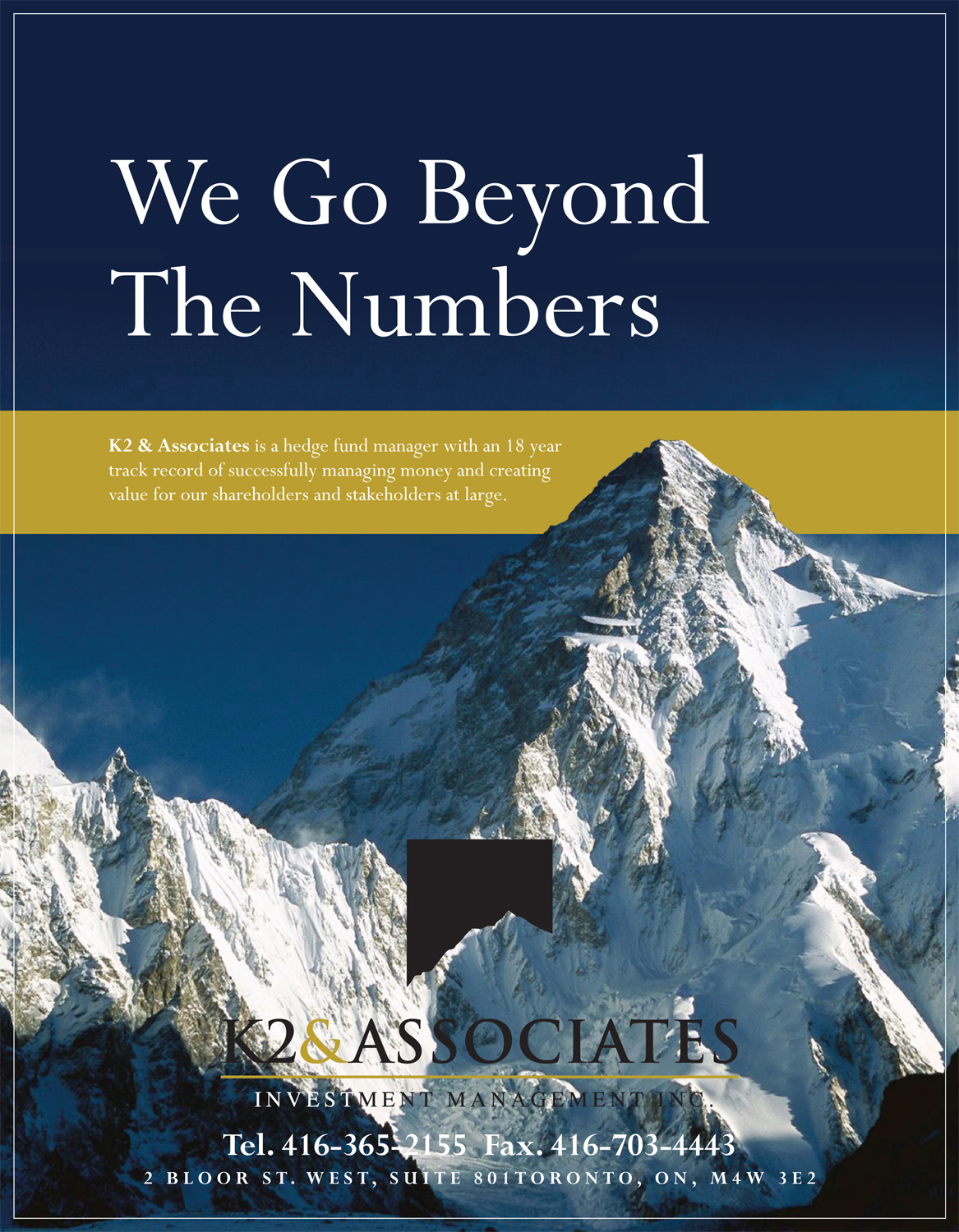 Design Publicitaire par PND pour K2 & Associates Investment Management Inc.  | Design #21306567