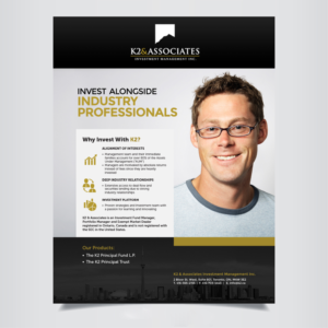 Design Publicitaire par SEBA DESIGN pour K2 & Associates Investment Management Inc.  | Design : #21341083