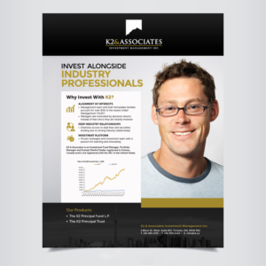 Design Publicitaire par SEBA DESIGN pour K2 & Associates Investment Management Inc.  | Design : #21341139