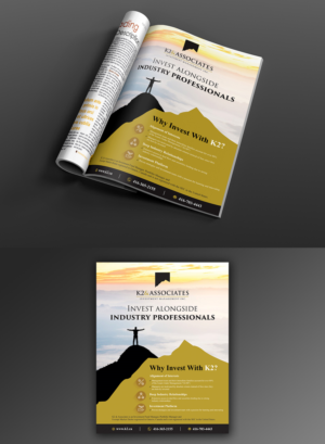 Diseño Publicitario por ecorokerz para K2 & Associates Investment Management Inc.  | Diseño: #21385476