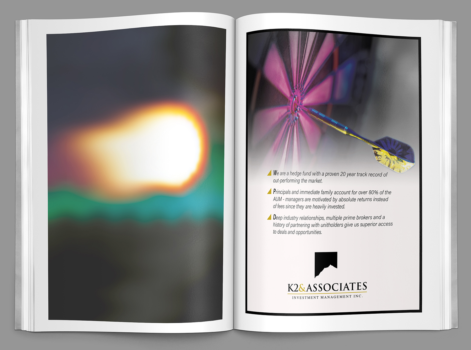 Advertisement Design by M Graphic for K2 & Associates Investment Management Inc.  | Design #21332204