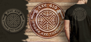 Axe 419 (maybe: indoor axe throwing) | Logo-Design von YERR®